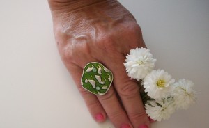 Kul ring i grönt - Bild 3