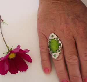 Häftig ring i grönt - Bild 3