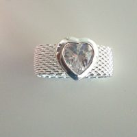 Ring "Glashjärta" (16 och 19 mm)