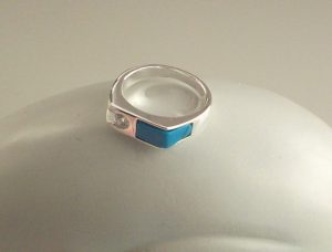Ring av sterling silver (17 mm)