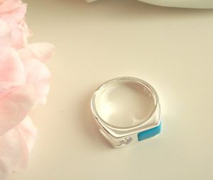 Ring av sterling silver (17 mm) - Bild 2
