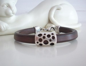 Läderarmband "Hålig" - Bild 2
