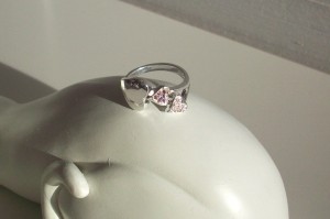 Ring "Tre hjärtan" (19 mm)