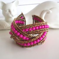 Armband "Rosa sommar"