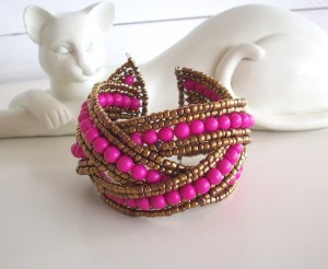 Armband "Rosa sommar"