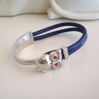 Armband "Uggla " (Blå)