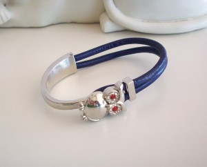 Armband "Uggla " (Blå)