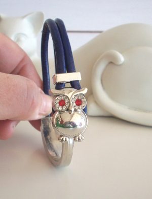 Armband "Uggla " (Blå) - Bild 3