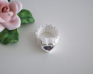 Ring "Lila glashjärta" (16 mm) - Bild 3