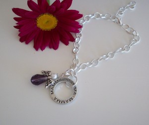 Armband "Mamma med ängel"
