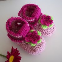 Babytofflor "Rosa"