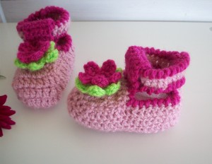 Babytofflor "Rosa" - Bild 2