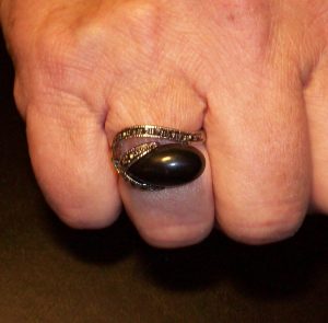 Ring "Svart lilja" (18 mm) - Bild 3
