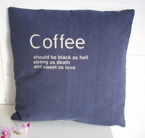 Kudde "Kaffe"