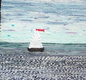 Matta "Segelbåtar" 1,70 m. band - Bild 3