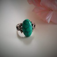 Ring "Grönturkos liten" (17 mm)
