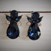 Örhänge "Ängel royalblå"