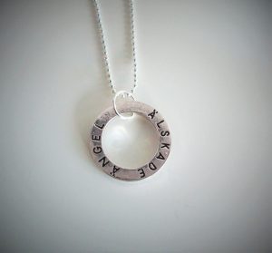 Halsband "Älskade ängel"
