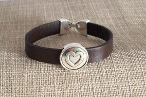 Läderarmband "Valentin"