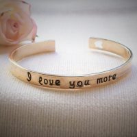 Armband "I love you" Guld