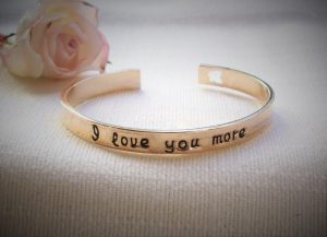 Armband "I love you" Guld