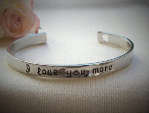 Armband "I love you" silver - Bild 3