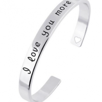 Armband "I love you" silver