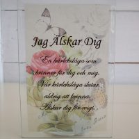 Ljushållare "Älskar dig"