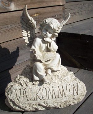 Prydnad "Välkommen"