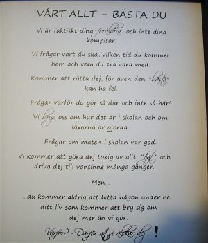 Tavla "Till barnen" - Bild 2