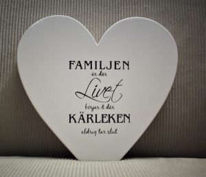 Hjärta "Familjen"