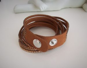 Armband "Mocca-strass" Brun - Bild 3
