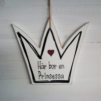 Dörrskylt "Prinsessa"