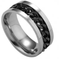 Ring "Svart kedja" (19 & 20 mm)
