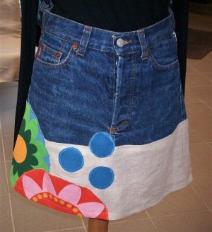Jeanskjol "Happy" (storl 36)