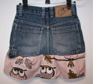 Jeanskjol "Uggla" (storl 130cl) - Bild 2
