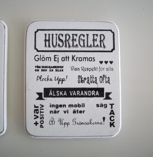 Kylskåpsmagneter "Budskap" - Bild 4