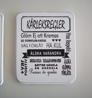 Kylskåpsmagneter "Budskap" - Bild 7