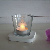 Ljuslykta "Vit ängel"