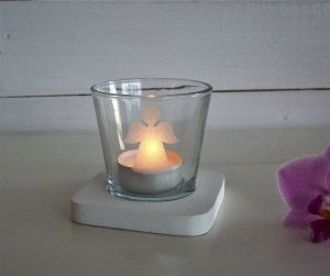 Ljuslykta "Vit ängel"