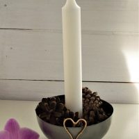 Ljusstake "Guldhjärta"