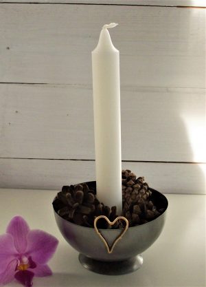 Ljusstake "Guldhjärta"