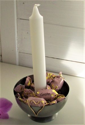 Ljusstake "Guldhjärta" - Bild 3